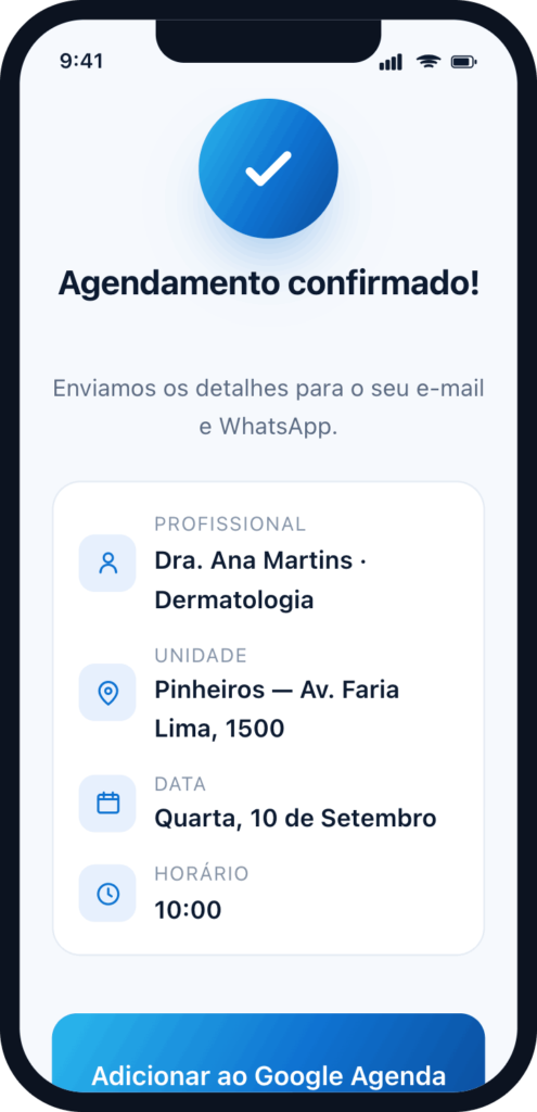Início tela 4 confirmado